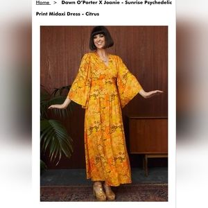 Joanie x Dawn O'Porter Psychedelic Dress
